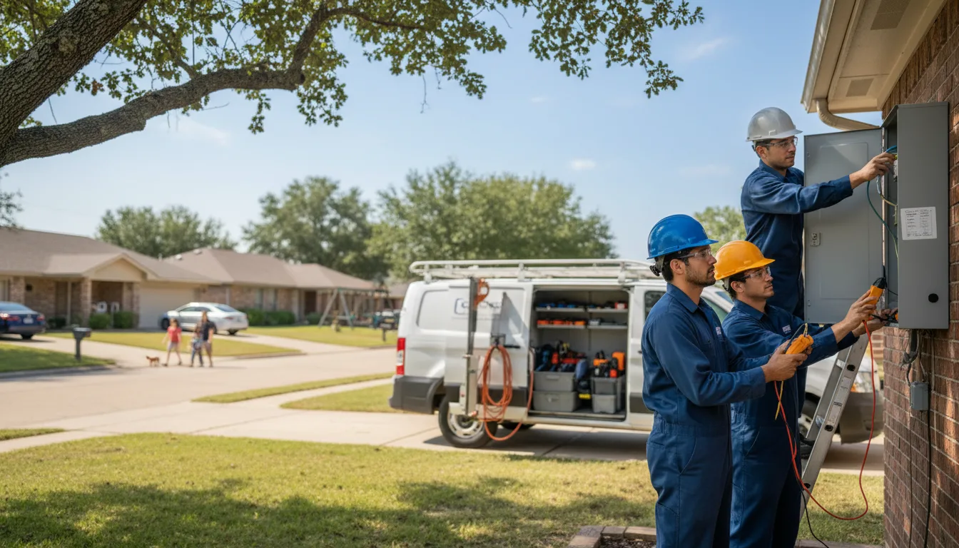 Certified electrician providing emergency electrical services in Weyerhaeuser, WI